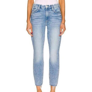 Mother High Waisted Looker Fray Jeans, Deep Breaths (Size 26 / 4, EUC)